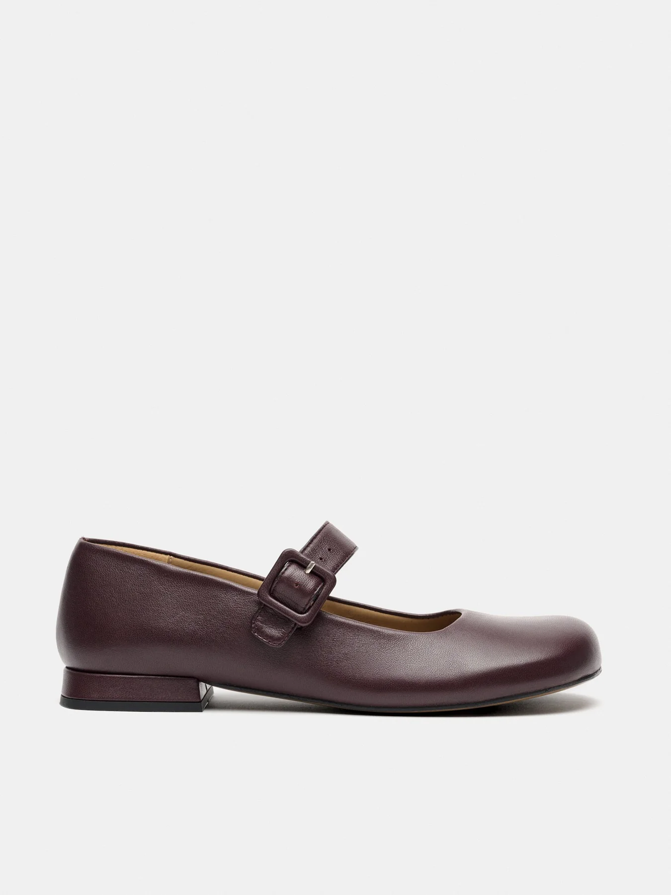 Zapato de mujer en piel con tacón bajo. Mavi - Image 2