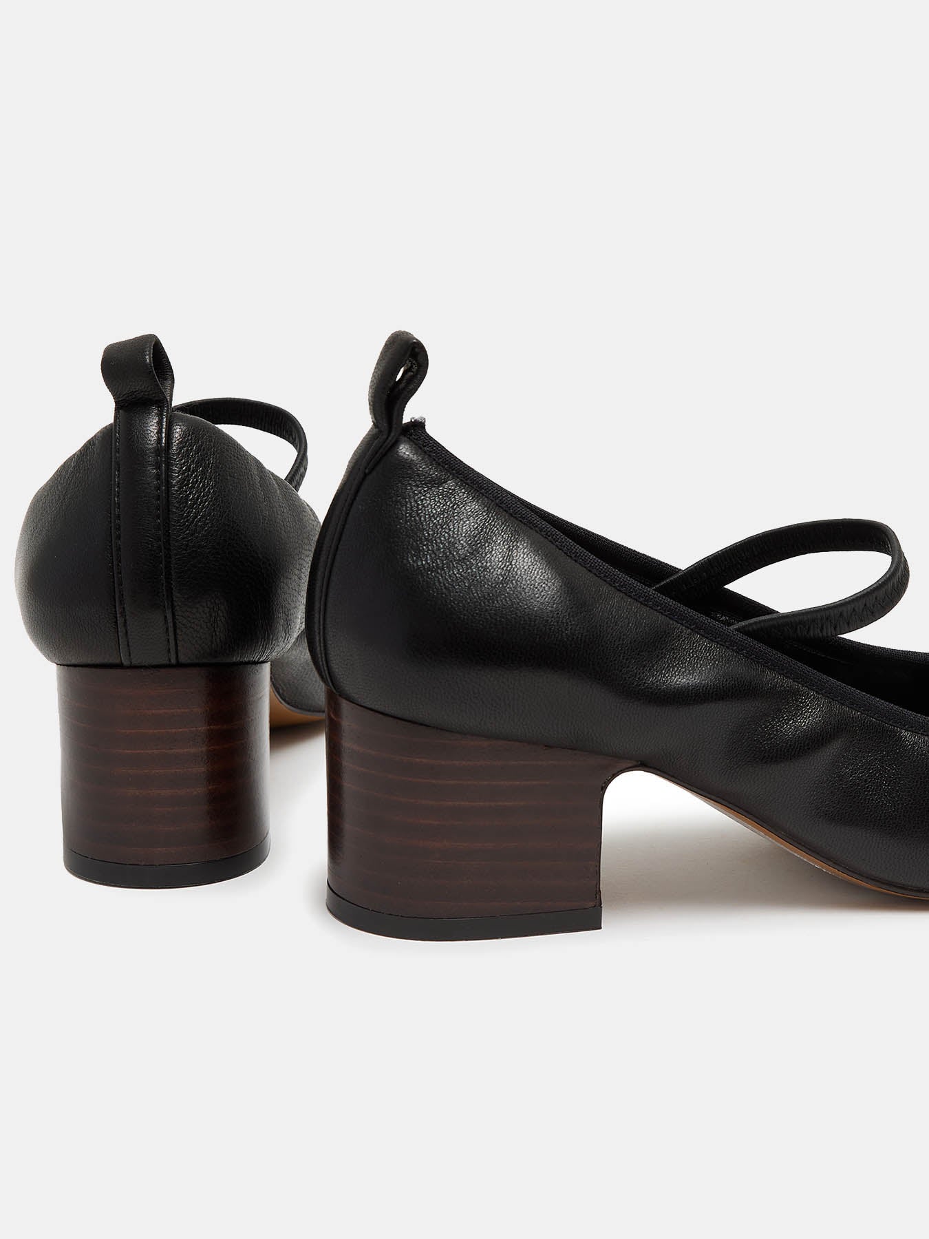 Zapato de mujer en piel con tacón medio. Nicole - Image 3